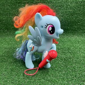 My Little Pony Singing Rainbow Dash Sing A Long Toy Tested & Working Hasbro 2017
